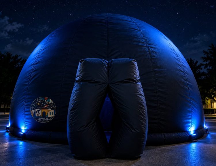 Astronomia ajunge în mijlocul Sărbătorii Castanelor! Planetariul mobil Baia Mare, în Parcul Central