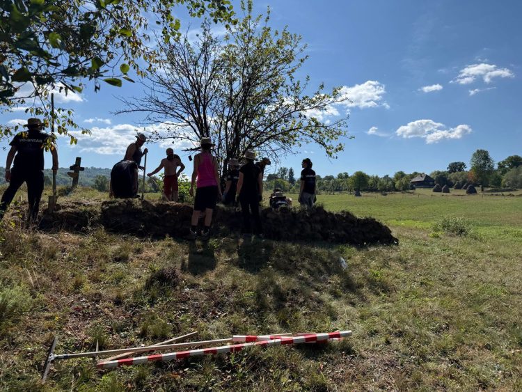 Vestigii și morminte scoase la lumină la Breb Copăciș în urma cercetărilor arheologice