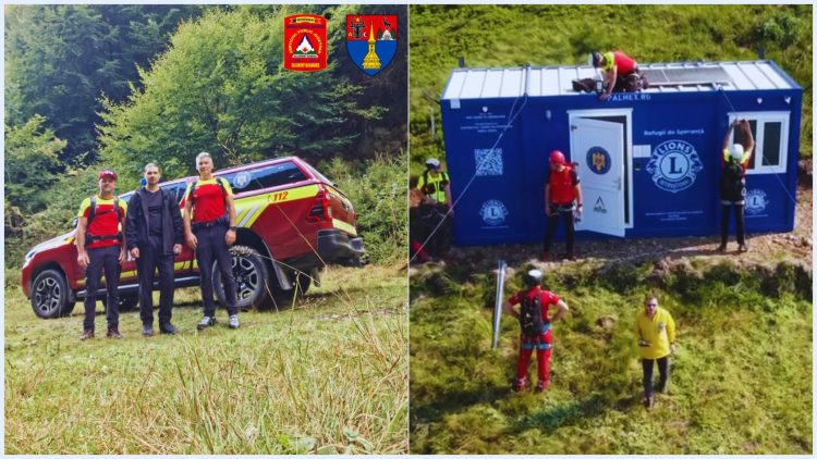 Refugiul Speranței de pe Vf. Pop Ivan, folosit pentru prima dată. Un tânăr ucrainean a fost salvat în timpul nopții