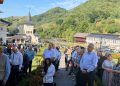 Hram și sărbătoare la Mănăstirea Ruoaia. GALERIE FOTO