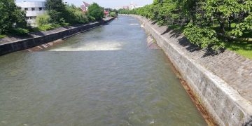 Săsarul și Firiza, curățate de deșeurile plutitoare. Două sisteme speciale vor fi instalate în Baia Mare