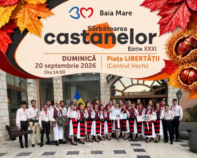 „Tradiția ne unește”, la Sărbătoarea Castanelor – Spectacol folcloric organizat de Ansamblul Transilvania