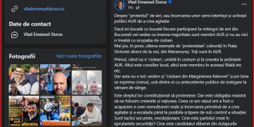 Ieșirea incredibilă a lui Vlad Emanuel Duruș, vicepreședinte al CJ Maramureș! Protestatari nu au nicio treabă cu ocupația de cioban! IQ-ul membrilor AUR este cât al unei oi!