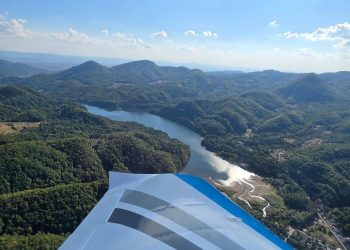 Imagini spectaculoase deasupra Băii Mari. Toamna, văzută din zbor