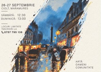 „Pictăm împreună” – Ateliere de pictură la Ciolt, în 26 și 27 septembrie