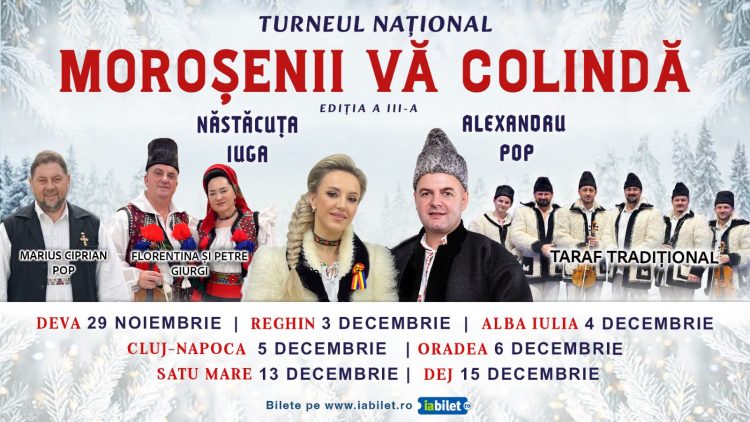 „Moroșenii vă colindă” pornesc la drum: turneu național cu tradiție, cântec și atmosferă de sărbătoare