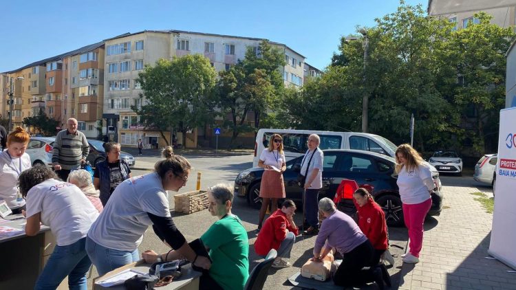 Ziua Mondială a Inimii, marcată în Cartierul Gării din Baia Mare