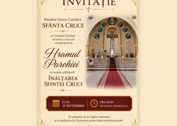 Hram la „Sfânta Cruce” din Baia Mare. Liturghie arhierească de sărbătoare