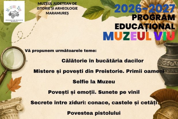 „Muzeul Viu” revine în Baia Mare! O nouă aventură pentru micii exploratori