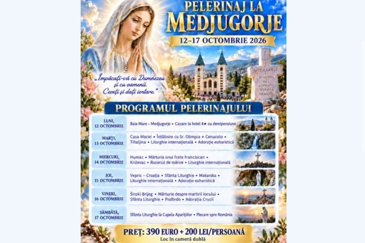 Pelerinaj la Medjugorje în luna Rozariului: șase zile de rugăciune și speranță
