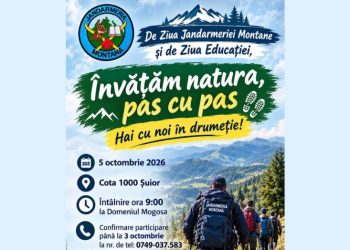 Duminică, la pas prin munții Maramureșului. Jandarmii organizează o drumeție la Șuior
