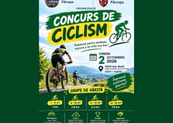 Concurs de ciclism la Fărcașa. Copiii și tinerii sunt așteptați la start