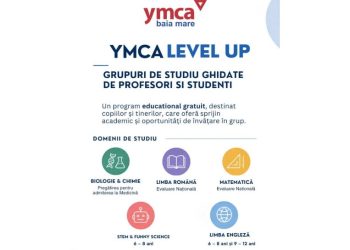 Pregătire gratuită pentru elevi, la YMCA Baia Mare. De la engleză și matematică, până la admiterea la Medicină