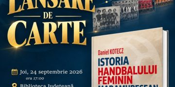 Lansare de carte la Biblioteca Județeană „Petre Dulfu” –  Daniel Kotecz spune povestea handbalului feminin maramureșean într-o carte-eveniment