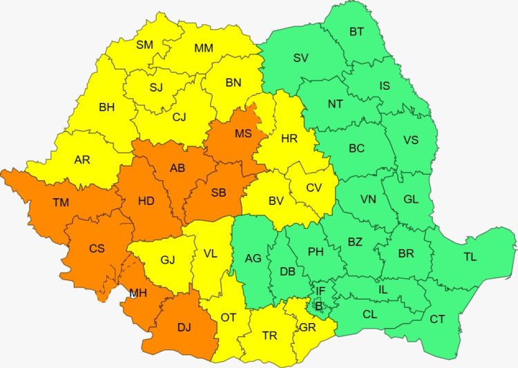 Maramureșul, sub avertizare meteo – Caniculă vineri, apoi furtuni și vijelii