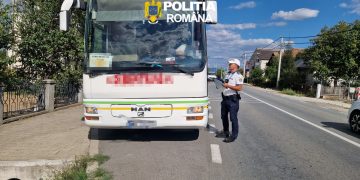Control rutier cu surprize la Hideaga – Șofer amendat cu 6.000 de lei pentru prea mulți pasageri