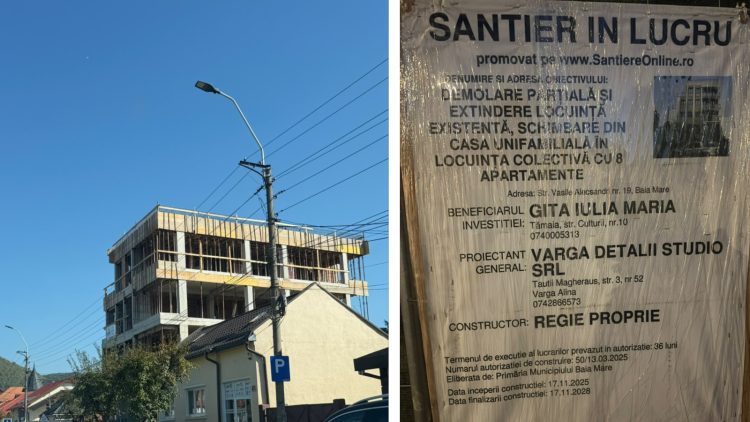CASA DISPARĂ. BLOCUL APARE (între case). LA BAIA MARE SE POATE!
