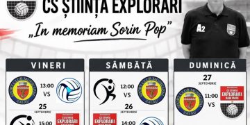 Volei. Turneu de pregătire în Baia Mare, în memoria lui Sorin Pop. Știința Explorări întâlnește echipe din România și Olanda