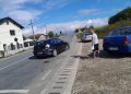 Accident rutier în Hideaga. Două autoturisme au fost implicate