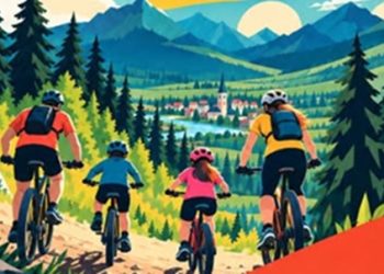 „Cu bicicleta la munte”, ediția a IV-a, la Târgu Lăpuș. O zi de mișcare, muzică și voie bună