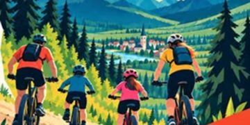 „Cu bicicleta la munte”, ediția a IV-a, la Târgu Lăpuș. O zi de mișcare, muzică și voie bună