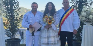 Cununie de poveste la Bârsana: Carmen Chindriș și Livius Lauruc și-au unit destinele