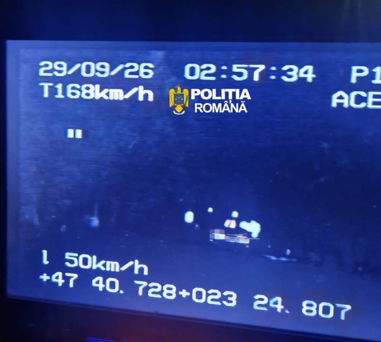 168 km/h pe DN1C, la ora 3 dimineața. Un tânăr de 24 de ani a refuzat recoltarea probelor biologice