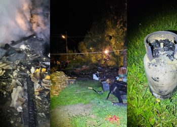Incendiu la anexe gospodărești în Poienile de sub Munte. Pompierii voluntari, mobilizați rapid