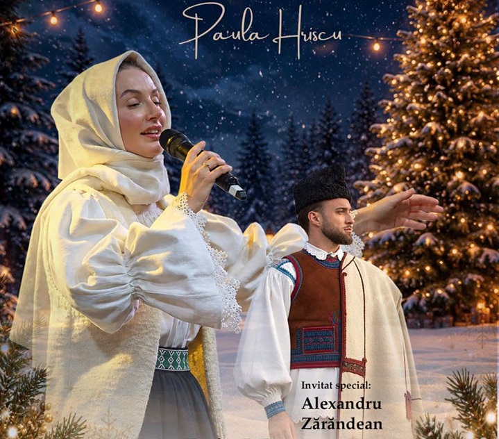 Concert de colinde – Paula Hriscu aduce turneul „Domnu’ Pământului” în Baia Mare