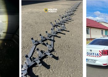 Urmărire spectaculoasă în Baia Mare și Cicârlău – Polițiștii au folosit Spike-strip pentru a opri un tânăr de 18 ani care fugea cu mașina