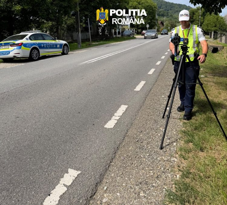 Atenție la viteză! Polițiștii maramureșeni desfășoară acțiunea europeană SPEED până pe 6 septembrie