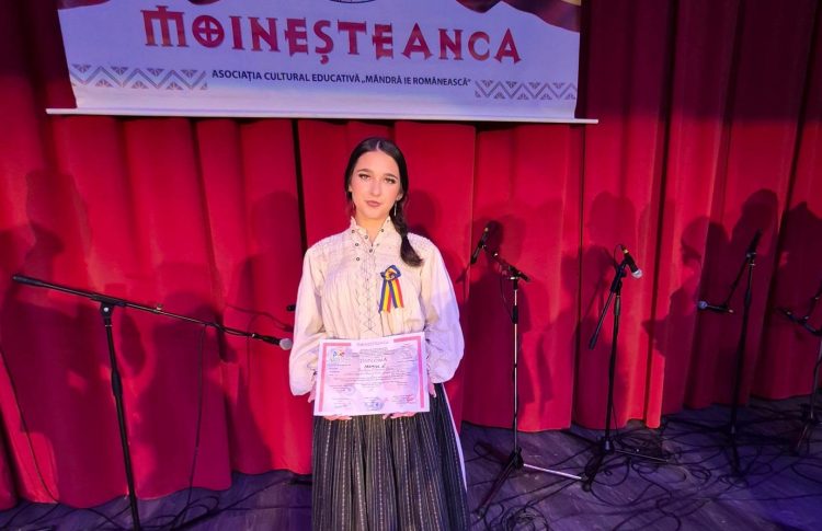 Premiul II pentru Teodora Dănțăușa la Festivalul „Moineșteanca” 2026
