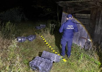 Focuri de avertisment la frontiera cu Ucraina – Contrabandiștii au abandonat 3.250 de pachete de țigări