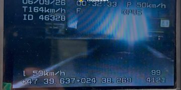 A gonit cu 164 km/h pe DN18, în Borșa – Permisul i-a fost reținut