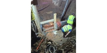 Remediere avarie la conducta de transport apa Dn 800 mm – Apa cu turbiditate ridicată persistă în continuare pentru utilizatorii din mai multe zone ale orașului Baia Mare