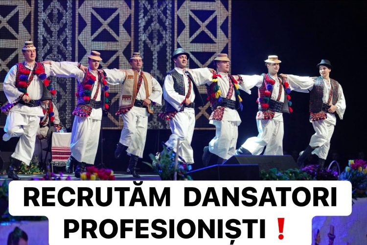 Ansamblul Folcloric Național Transilvania face selecție pentru posturi de dansatori profesioniști
