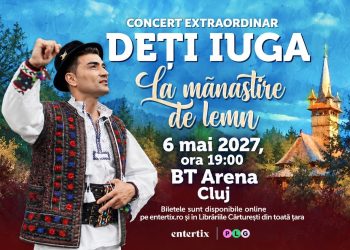 Deti Iuga aduce „La mănăstire de lemn” la BT Arena. Concert extraordinar la Cluj, pe 6 mai 2027