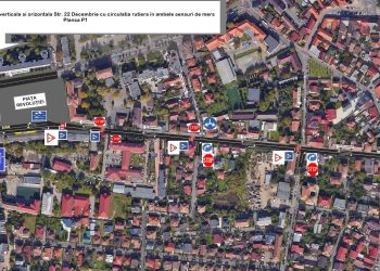 Modificări în circulația rutieră pe strada 22 Decembrie din Baia Mare. Proiectul a primit avizul Poliției