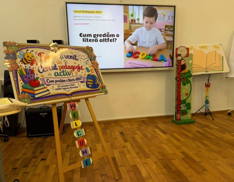 „Cum predăm o literă altfel?” 26 de profesori au participat la un atelier inedit în Sighetu Marmației