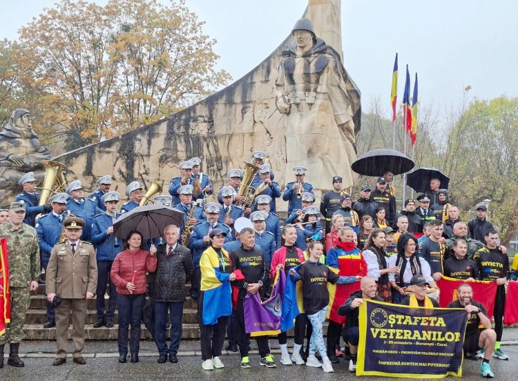 Ștafeta Veteranilor Invictus a ajuns în Baia Mare – Jandarmii maramureșeni au alergat în semn de omagiu pentru eroii României