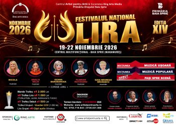 Festivalul Național „LIRA” se mută la Baia Sprie! Ozana Barabancea, Nicola și alte nume cunoscute, în juriul ediției din 2026