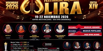 Festivalul Național „LIRA” se mută la Baia Sprie! Ozana Barabancea, Nicola și alte nume cunoscute, în juriul ediției din 2026