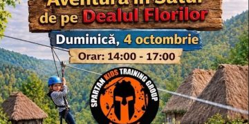 Aventură la Muzeul Satului din Baia Mare. Tiroliană, trasee cu obstacole și jocuri pentru copii