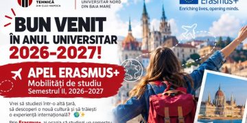 Studenții din Baia Mare pot pleca cu Erasmus+ în semestrul II. Au început înscrierile
