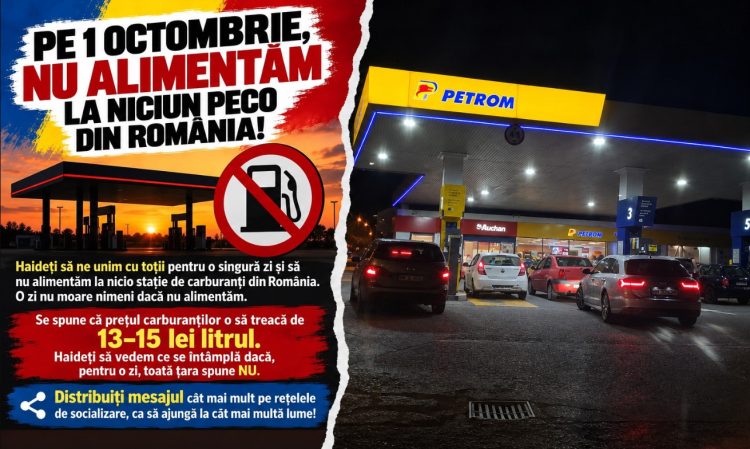 „Nu alimentăm pe 1 octombrie”. Protestul viral de la pompă și problema pe care internetul o ignoră