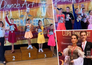 Aur, argint și bronz pentru Galactic Dance Baia Mare la Cupa Dance Art