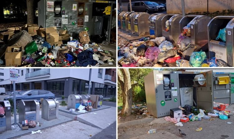 Gunoi lângă eco-insule, dintr-un cartier în altul. Ce nu funcționează în Baia Mare?