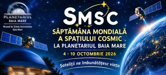 Weekend dedicat spațiului cosmic la Planetariul Baia Mare. Filme în premieră și bilete de la 5 lei
