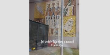 O operă de artă ascunsă la vedere, în Baia Mare. Câți băimăreni au observat-o?