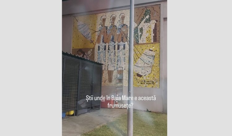 O operă de artă ascunsă la vedere, în Baia Mare. Câți băimăreni au observat-o?
